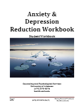 Anxiety & Depression Reduction Workshop for College/University Students (free webinar & workbook)