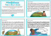 Mindfulness "Take a Brain Break" Activity Cards for Children & Young People