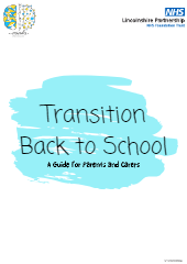 Transition Anxiety: Back to School A Guide for Parents and Carers