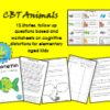 CBT Cognitive Distortion Animals: Stories & Worksheets Teaching Kids About Negative Thinking Patterns