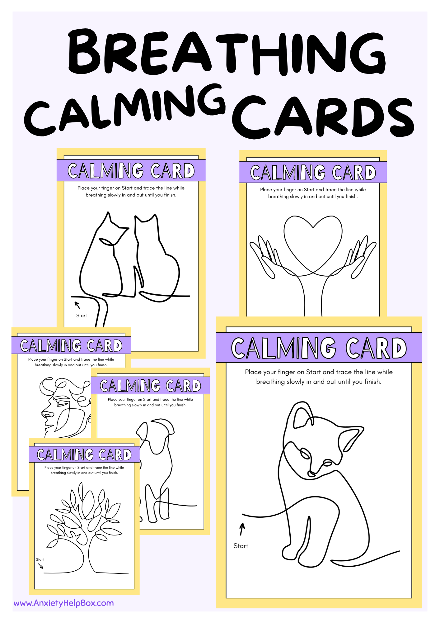 Free Breathing Calming Cards A Simple and Effective Tool for Relaxation pdf download