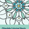 Mandala Coloring Sheets Therapeutic Tool