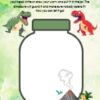 My Worry Jar Dinosaur Template Free Printable