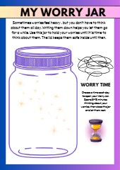 My Worry Jar Worksheet A Practical Tool for Managing Anxiety free download-thumbnail